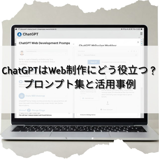 ChatGPTはWeb制作にどう役立つ？プロンプト集と活用事例