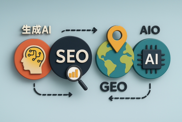 SEOだけじゃない、生成AI時代におけるSEO・GEO・AIOの最適化戦略