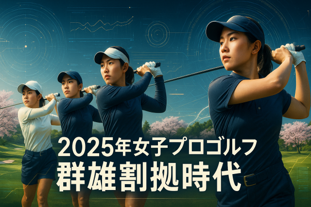 2025年女子プロゴルフ群雄割拠時代の到来｜AI分析で見る競技レベル向上の理由