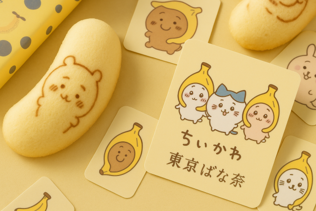 【公式発表】ちいかわ×東京ばな奈 ポップアップ限定ステッカー攻略！