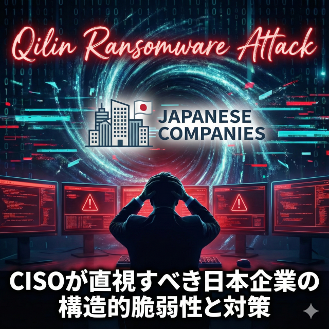 アサヒとアスクルを襲ったQilin型ランサムウェア攻撃:CISOが直視すべき日本企業の構造的脆弱性と対策