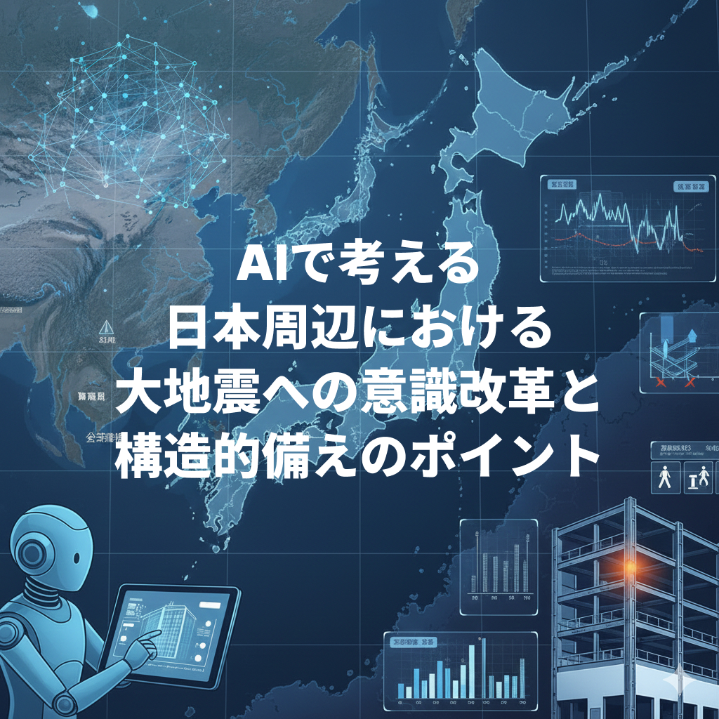 🤖 AIで考える日本周辺における大地震への意識改革と構造的備えのポイント