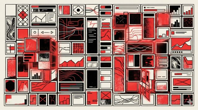 Bento Grids UIのイメージイラスト