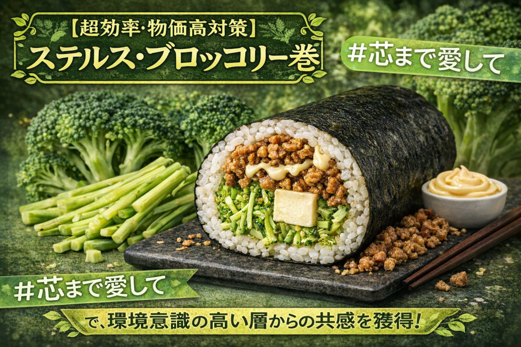 ステルス・ブロッコリー巻(恵方巻)