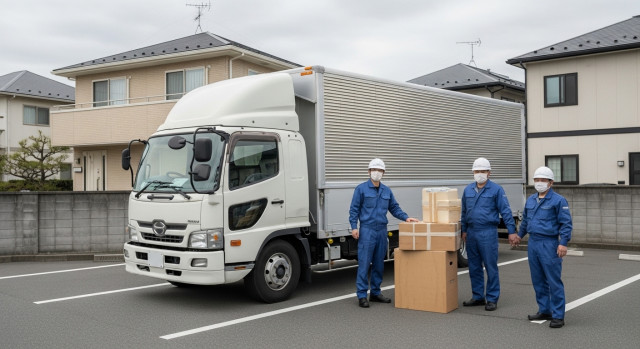 引っ越しの様子