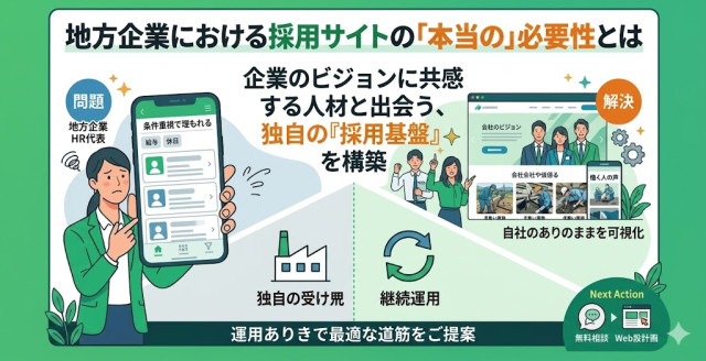 地方企業における採用サイトの「本当の」必要性とは