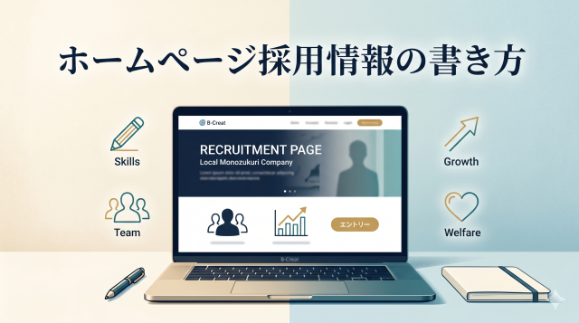 【地方中小向け】ホームページ採用情報の書き方｜ハローワーク依存から脱却する戦略