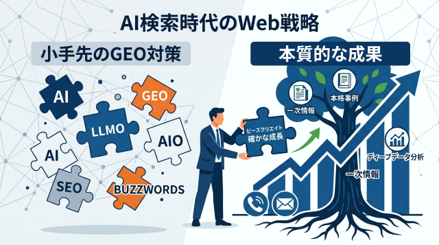 GEO対策は不要?SEOとの違いから紐解くAI時代の検索攻略と、問い合わせを安定獲得したリアルな改善手順